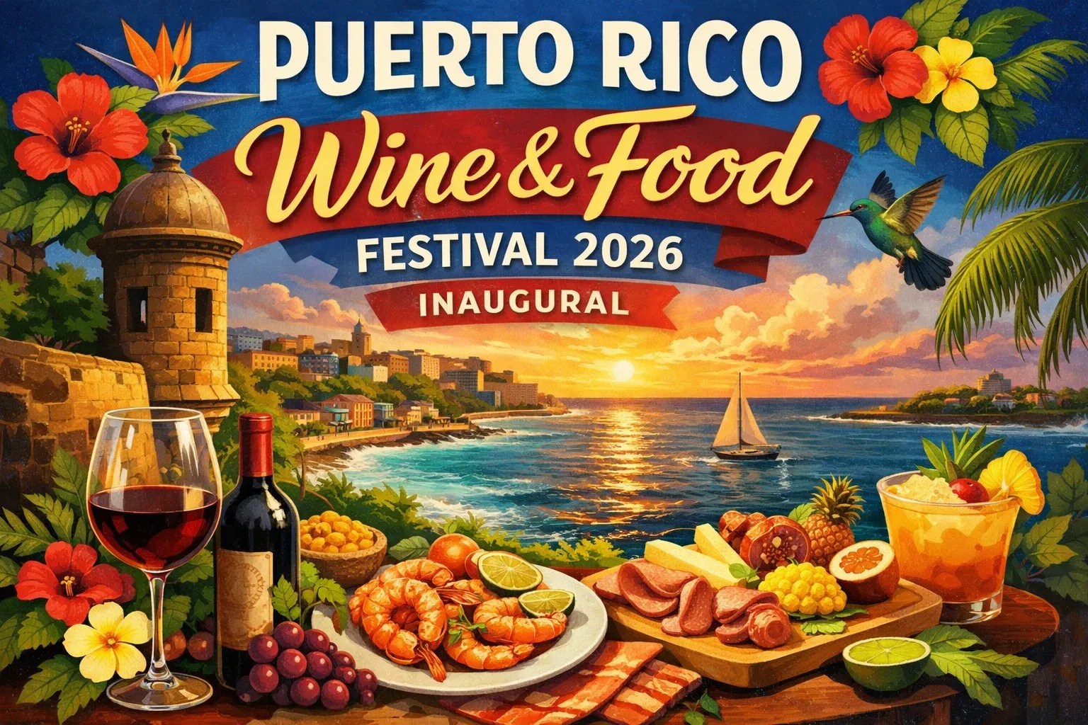 Festival Of The Diaspora 2026 FOTD 2026 March Com Puerto Rico Wine &amp; Food Festival (inaugural) 2026.webp